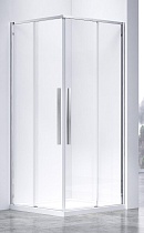Душевой уголок Vincea Slim-N VSS-4SN9010CLBN 100x90 брашированный никель, прозрачное