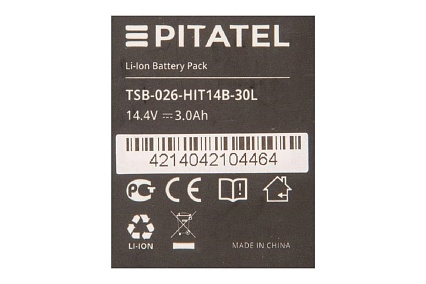 Аккумуляторная батарея ZeepDeep tsb-026-hit14b-30l (p/n: bcl 1415, bcl 1430, ebl 1430), li-ion 14,4v 3ah 860674