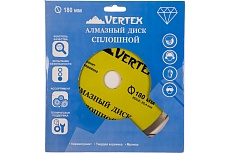 Диск алмазный сплошной для плиткореза (180х25.4 мм) Vertextools 04-180-4