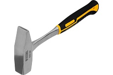 Цельнометаллический слесарный молоток Denzel 800 г, двухкомпонентная рукоятка 10405