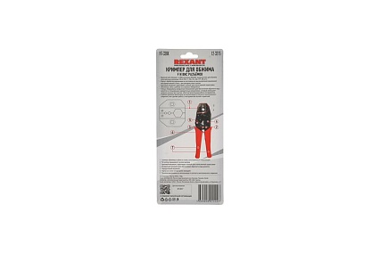 Кримпер Rexant HT-301 A для обжима F и BNC разъемов RG-59, RG-58, RG-62 12-3212