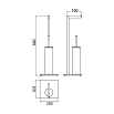 Стойка напольная Emco Loft 0580 001 01 хром