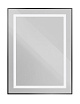 Зеркало BelBagno SPC-KRAFT-600-800-SENS-NERO 60x80 см сенсорный выключатель, черный