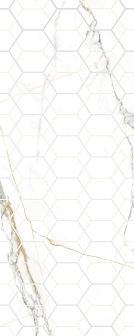 Декор Laparet Champagne белый 20х50 см