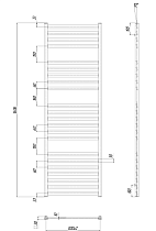 Полотенцесушитель водяной Ravak Degree 50x160