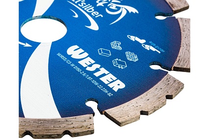 Диск алмазный WesteR 1A1RSS/C3-W D150-2.6/1.8T-10W-22.23H-9Z Сoncrete Elsilber EL-GR0401Wc