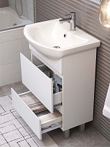 Мебель для ванной Vigo Wing 60 см напольная с ящиками, белый