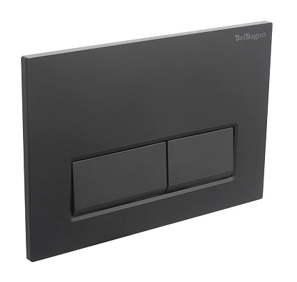 Кнопка смыва BelBagno BB-15R-NERO.M черный матовый Кнопка смыва BelBagno BB-15R-NERO.M черный матовый