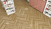 Ламинат Alpine Floor Herringbone Дуб Эльзас 606x101x8 мм, LF102-2A
