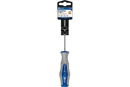 Отвёртка Ultra Grip SL 3 х 75 мм CR-V КОБАЛЬТ 646-225