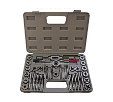 Набор для нарезания резьбы БМ пластмассовый футляр, 40 предметов 650240