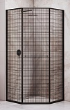 Душевой уголок RGW Stilvol SV-82B L 100x100 черная вуаль, черный 33328200-244L