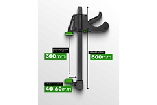 Комплект струбцин быстрозажимных Rockforce 4 предмета (6 2шт, 12 2шт) RF-38404(60272)