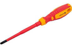 Изолированная крестовая отвертка для автоматов Hoegert Technik PH1/SL5, 100 мм, 1000 V, HT1S973