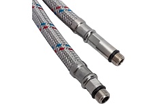 Подводка к смесителю (пара; 1.0 м; 1/2F-M10) VRT 521797