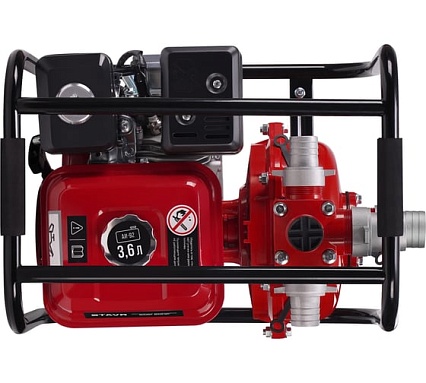 Мотопомпа Ставр бензиновая, D=50мм, Stavr SMP 50HP, высоконапорная, 4т ДВС 212см³, 5700Вт (7,7л.с), 600л/мин, глубина 8м, напор 62 м, 9070600096