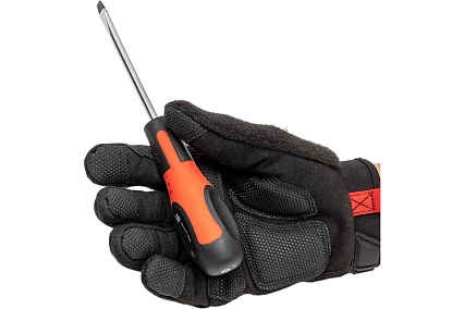 Отвертка с плоским шлицем HorsAY Hard STANDARD, CrV, SL 6х100 0401-065