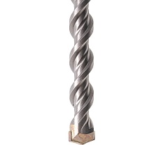 Бур по бетону, двойная спираль, Cobalt W-tip (16x210 мм; SDS PLUS) Denzel 705037