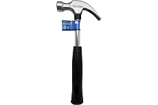 Молоток-гвоздодер Vertextools 450 г, боек 27 мм, металлическая трубчатая обрезиненная рукоятка 10-27-450