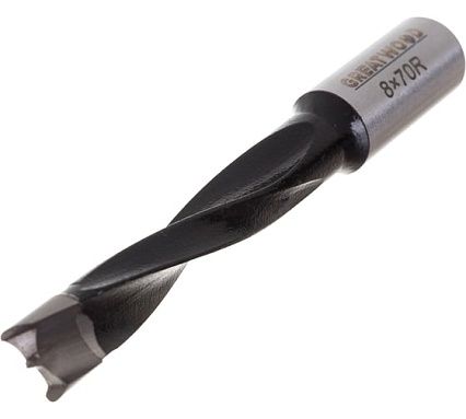 Сверло глухое HW 8x70 мм, S10x20 мм, RH Greatwood TL00000087