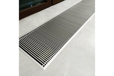 Встраиваемый внутрипольный конвектор Techno с решеткой Vent KVZV 350-140-2000 RH07000549