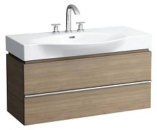 Тумба с раковиной Laufen Case 90 см, 2 ящика, дуб