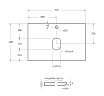Столешница BelBagno 70 см KEP-70-CEM Cemento