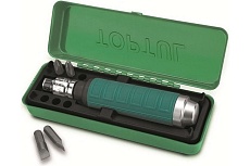 Ударно-поворотная отвертка Toptul + биты в футляре GAAD0602