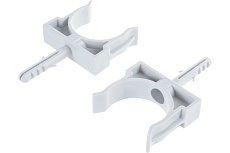 Держатель с дюбелем без шурупа Экопласт СТ32 D32 мм, 10 шт 41432-10