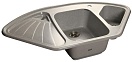 Кухонная мойка GranFest Corner GF-C1040E 104 см серый