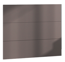 Фасад напольной тумбы Marka One Mix 60 см для 3 ящ, МДФ, силк айрон