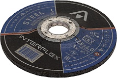 Обдирочный круг AO24NBF 125x6x22 мм, Т27, металл Interflex 4178126070
