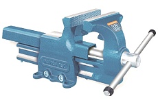 Тиски слесарные KANCA 100 мм K2, с трубными губками 60205300100