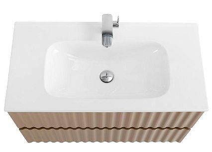 Тумба с раковиной Art&Max Elegant 90 см, LED подсветка