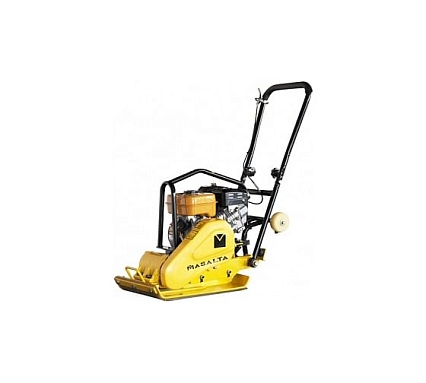 Виброплита (Honda GX 160, 5.5 л/с, 62 кг, бак, колеса, рама, коврик) Masalta MSR60-4 ВИБ051