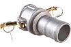 Камлок соединение типа С (2"; розетка с хвостовиком; алюминий) TITAN LOCK TL200CAL