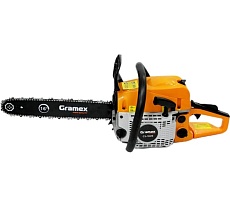 Пила бензиновая цепная Gramex CS-1628 /2,0кВт/2,8л.с. шина 16&quot;, 40 см, 64 зв., легкий запуск (1/2) 01131