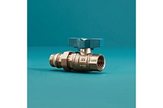 Кран шаровой люкс с полусгоном (1/2&quot;) РМС ГШБП-15-Л
