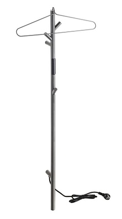 Полотенцесушитель электрический Bemeta 704155015 30W 103x1180 стойка, графит матовый