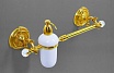 Полотенцедержатель с дозатором Art&Max Barocco Crystal AM-2057D-Do-Ant-C золото