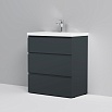 Мебель для ванной Am.Pm Gem S 75 см графит матовый