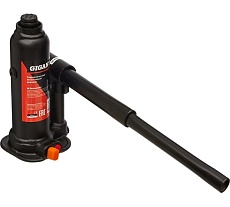 Гидравлический бутылочный домкрат Gigant 2Т, подхват 181мм, подъем 345мм, рабочий ход 116мм, HBJ-2