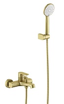 Смеситель для ванны Aquatek Оберон AQ1249BG шлифованное золото