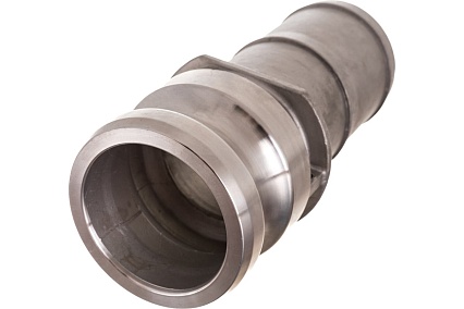 Камлок тип E (ниппель с хвостовиком; 50 мм-2"; нержавеющая сталь) TITAN LOCK TL200ESS