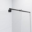 Душевая перегородка Niagara Eco NG-551-70BLACK 70x190 стекло прозрачное, черный