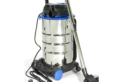 Пылесос строительный с розеткой и системой самоочистки HAITEC HT-VC301500