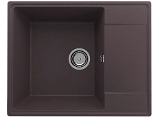 Кухонная мойка Ulgran Quartz Prima 605-06 60.5 см трюфель
