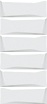 Плитка Cersanit Evolution белые кирпичи 20x44 см, EVG053