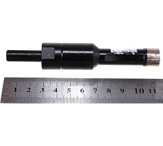 Коронка алмазная по керамограниту, серебряная пайка (14 мм) TRIO-DIAMOND GCB756