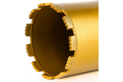 Коронка алмазная по бетону 132/400 мм, 11 сегментов, 1 1/4 GOLDEN DRAGON 132/400.11/4.GD